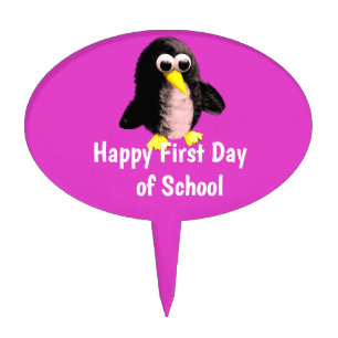 My friend the penguin ,Personalized for kids Cake Topper