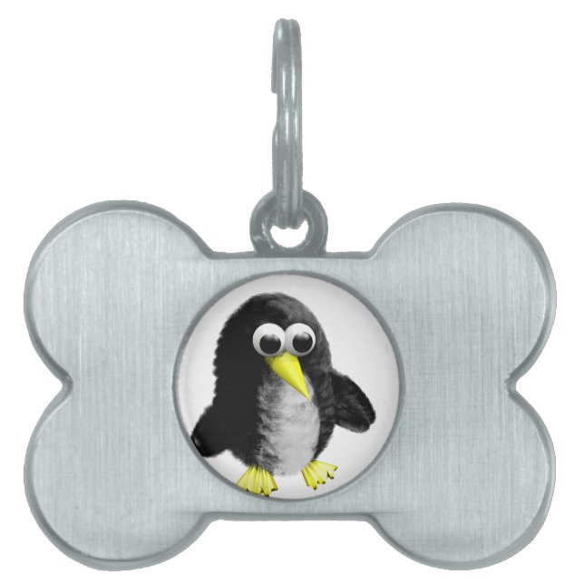 My friend the penguin pet name tag (Front)