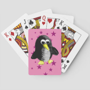 My friend the penguin poker cards