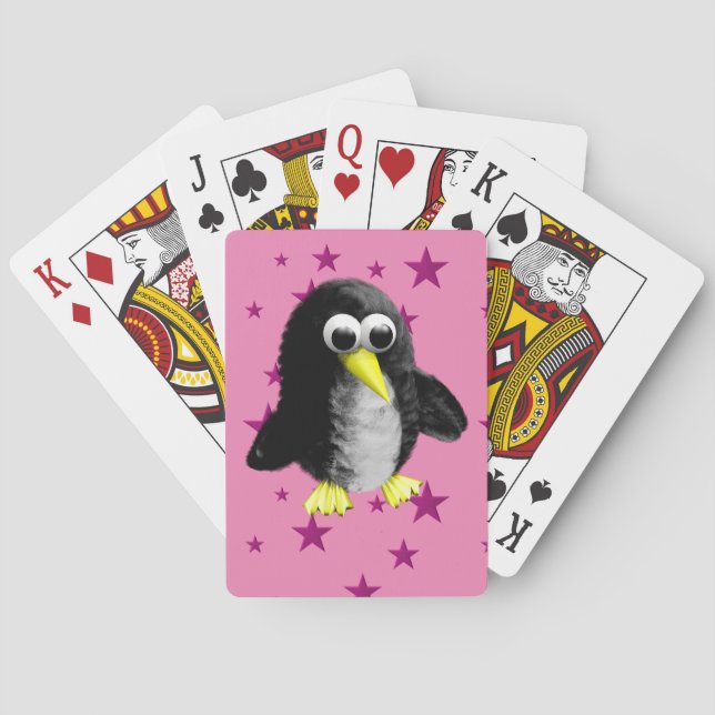My friend the penguin poker cards (Back)