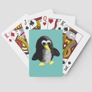My friend the penguin poker cards