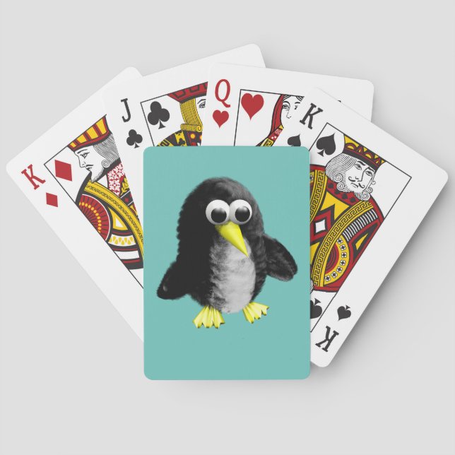 My friend the penguin poker cards (Back)
