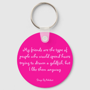 My Friends and Goldfish - Keyring