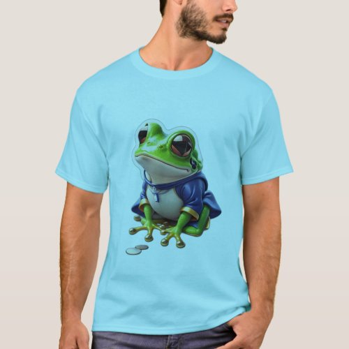 My frog blue boots are very cute T_Shirt