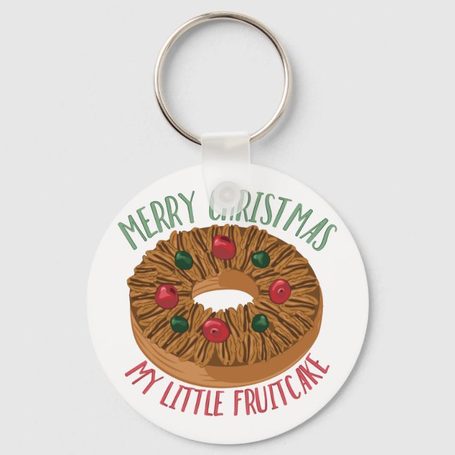 My Fruitcake Keychain (Front)