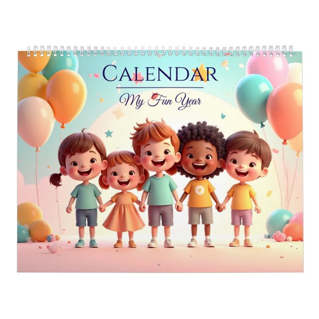 My Fun Year” children’s calendar (Cover)