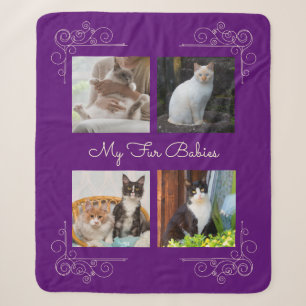 My Fur Babies Custom Photo Sherpa Blanket