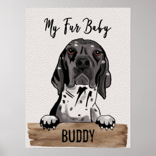 My Fur Baby Abyssinian sand terrier Mom Poster