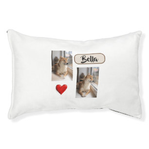 My Furry Friend – Custom Dog Photo & Name Pet Bed