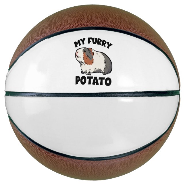 My furry potato guinea pig basketball (Front)