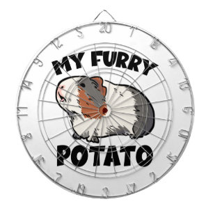 My furry potato guinea pig dart board