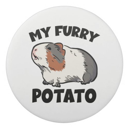 My furry potato guinea pig eraser