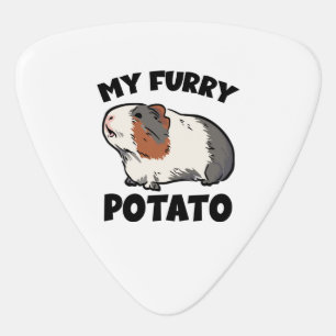My furry potato guinea pig guitar pick