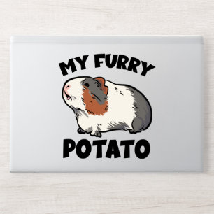 My furry potato guinea pig HP laptop skin