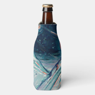 My Future Home in Space Bottle Cooler