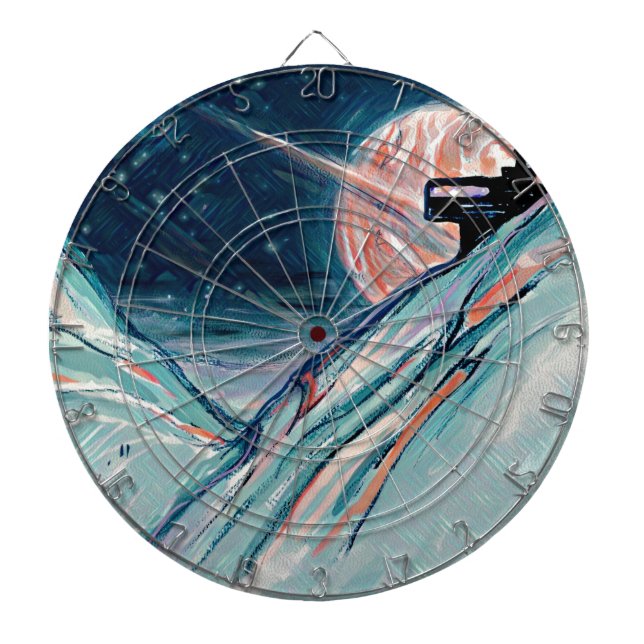 My Future Home in Space Dart Board (Front)