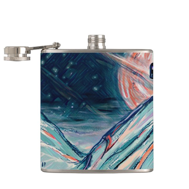 My Future Home in Space Flask (Opened)