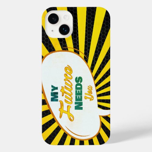 My Future Needs You Light Yellow Edition iPhone 14 Plus Case