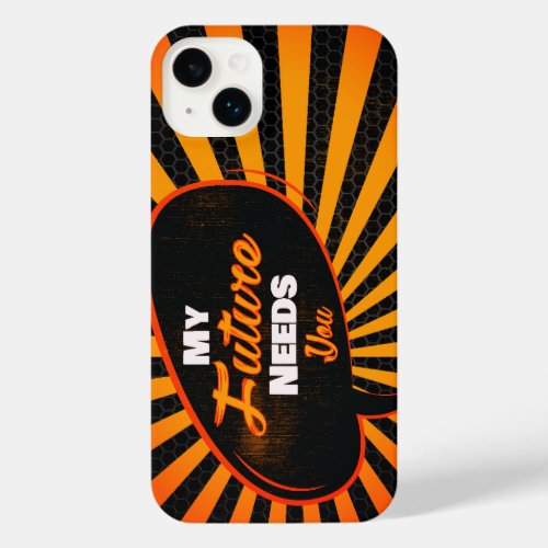 My Future Needs You _ Mexican Sunset Black Edition iPhone 14 Plus Case