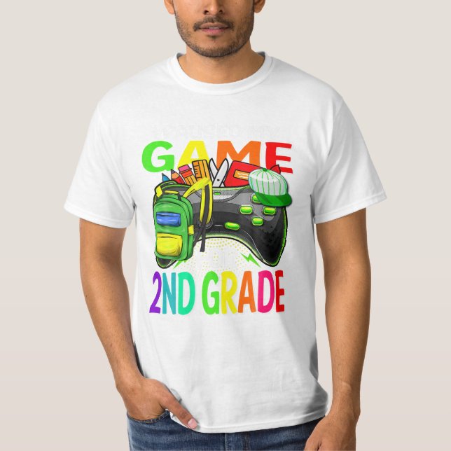 My Game For 2nd Grade Gaming T-Shirt (Front)