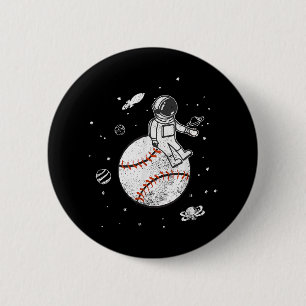 My Game Is Out Of This World! Baseball Spaceman Button