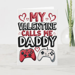 My Gamer Daddy Valentine Card