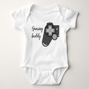 My gaming buddy by Syahikmah Baby Bodysuit