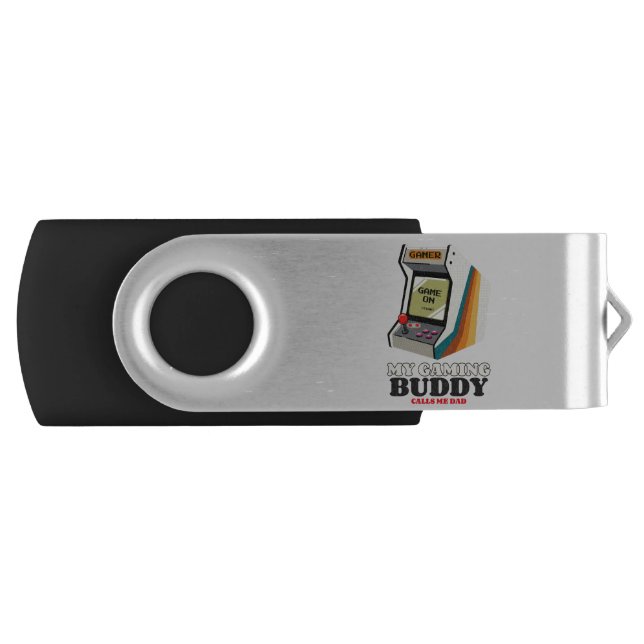 My Gaming Buddy Calls Me Dad Flash Drive (Front)