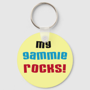 My Gammie Rocks T shirts and Gifts Keychain