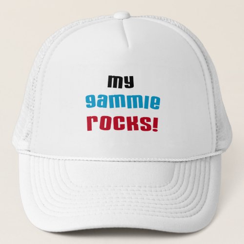My Gammie Rocks T shirts and Gifts Trucker Hat