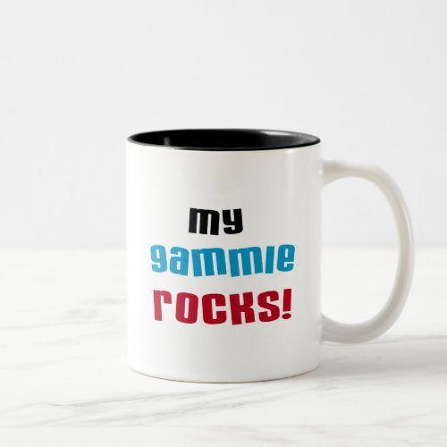 My Gammie Rocks T shirts and Gifts Two_Tone Coffee Mug