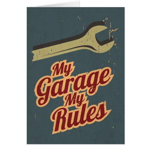 My Garage My Rules Cards (Front)