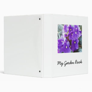 My Garden Book 3 Ring Binder