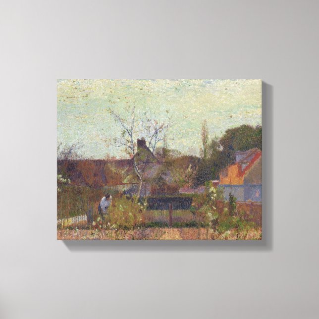 My Garden in Spring Canvas Print (Front)