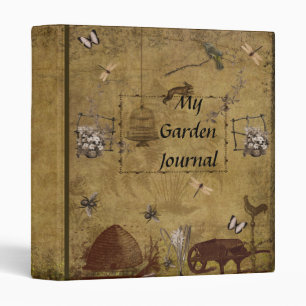 My Garden Journal- Style 1-Binder 3 Ring Binder