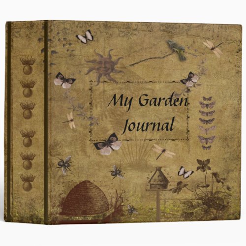 My Garden Journal_ Style 3_ Two Inch Binder