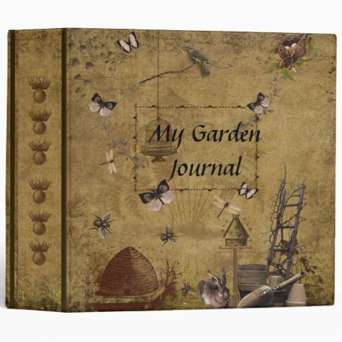 My Garden Journal_ Style 5_ Two Inch Binder