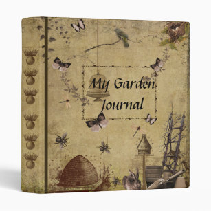 My Garden Journal- Style 6- One Inch Binder
