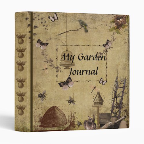 My Garden Journal_ Style 6_ One Inch Binder