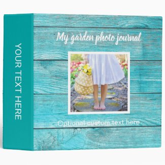 My garden photo journal rustic vintage