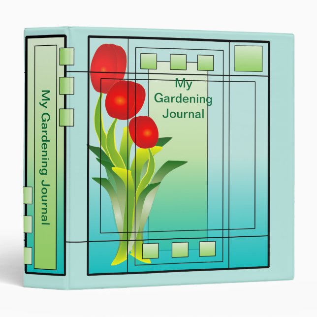 My Gardening Journal Binder (Front/Spine)