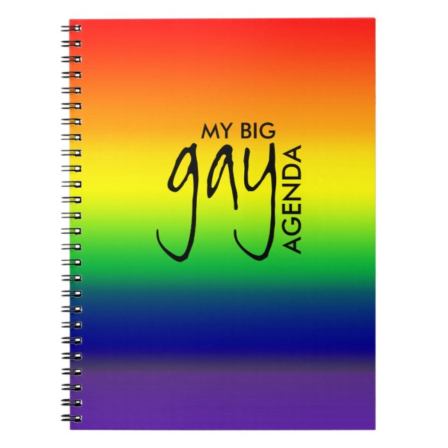 My Gay Agenda notebook (Front)