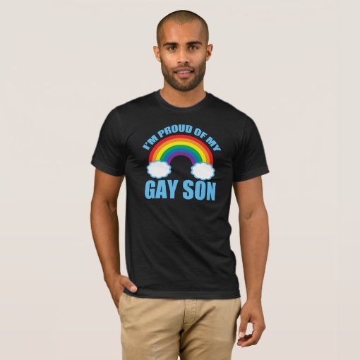 My Gay Son Dad Dark T-Shirt | Zazzle