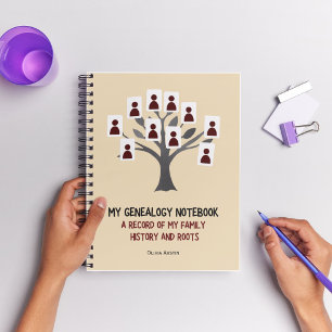 My Genealogy Notebook: Retro Comic Family History  Notebook