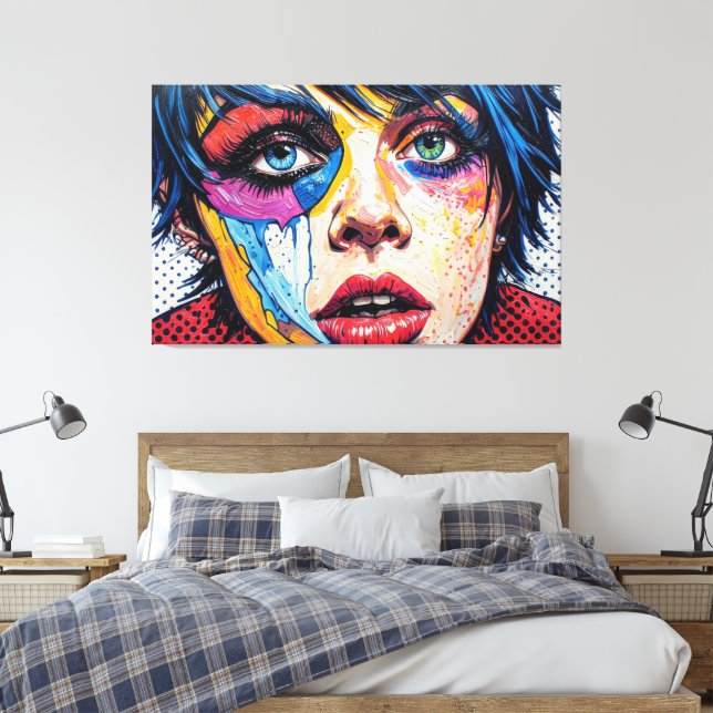 MY GENERATION 3 CANVAS PRINT (Insitu(Bedroom))
