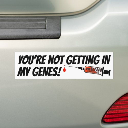 My genes bumper sticker