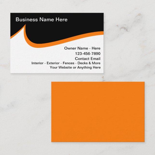 My Geo Business Card Template 1 (Front/Back)