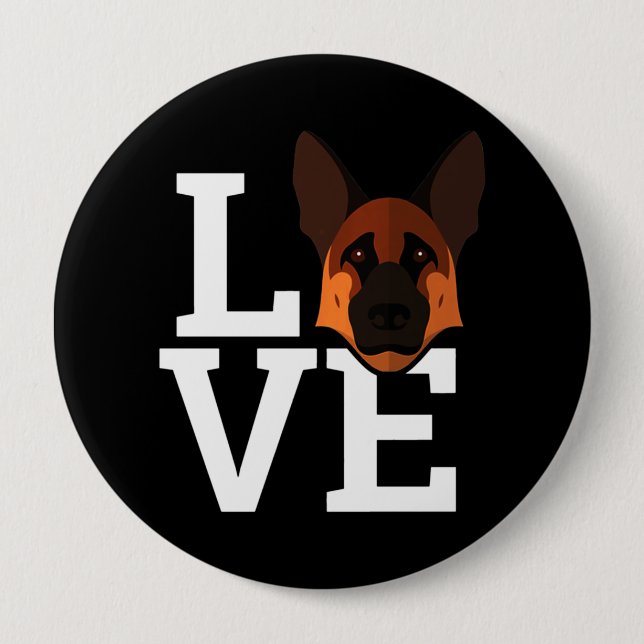 My German Shepherd Button (Front)