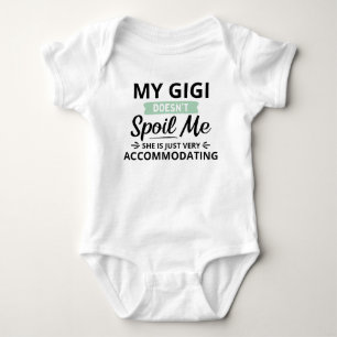 My Gigi Doesn't Spoil Me Baby Boy Bodysuit