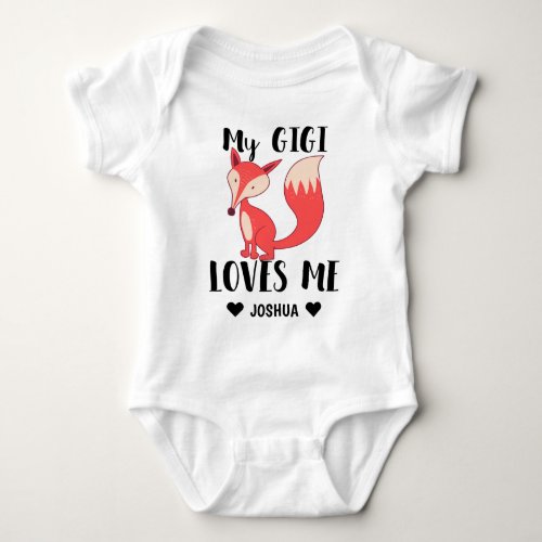 My Gigi Loves Me T_Shirt Baby Bodysuit